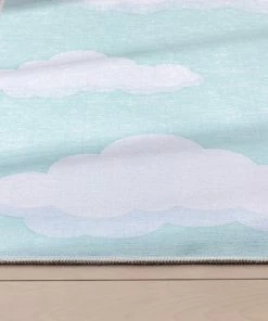 Well Woven Machine Washable Cloud 9 Modern Mint Flat-Weave Washable Kids Rug 17 Well Woven Machine Washable Cloud 9 Modern Mint Flat-Weave Washable Kids Rug