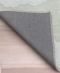 Well Woven Cloud 9 Modern Sage Green Flat-Weave Washable Kids Rug Machine Washable