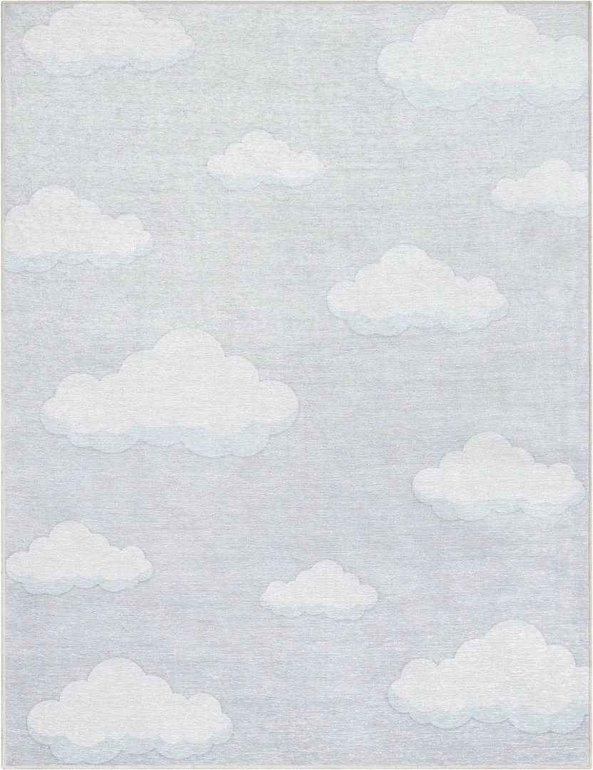 Well Woven Machine Washable Cloud 9 Modern Grey Flat-Weave Washable Kids Rug 2 Well Woven Machine Washable Cloud 9 Modern Grey Flat-Weave Washable Kids Rug