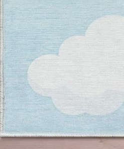 Well Woven Cloud 9 Modern Blue Flat-Weave Washable Kids Rug 10 Well Woven Cloud 9 Modern Blue Flat-Weave Washable Kids Rug