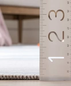 Well Woven Machine Washable Cloud 9 Sun Modern Grey Light Blue Flat-Weave Washable Kids Rug