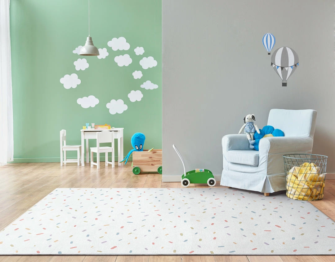 Well Woven Machine Washable Sprinkles Modern Multi Color Flat-Weave Washable Area Rug 5 Well Woven Machine Washable Sprinkles Modern Multi Color Flat-Weave Washable Area Rug