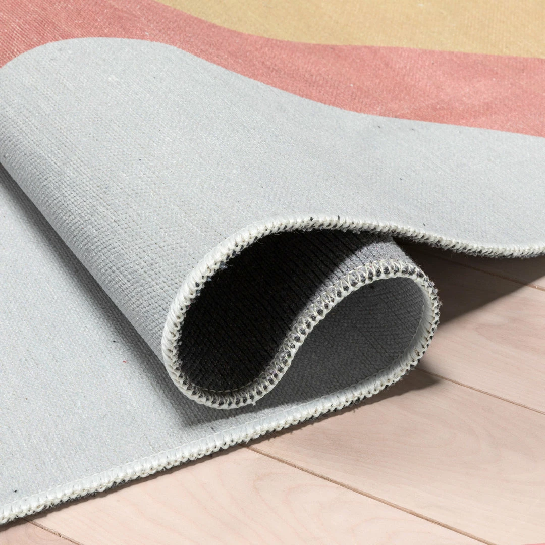 Well Woven Rainbow Modern Multi Color Flat-Weave Washable Area Rug 7 Well Woven Rainbow Modern Multi Color Flat-Weave Washable Area Rug