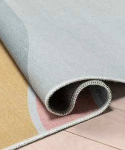 Well Woven Machine Washable Curved Rainbow Modern Multi Color Flat-Weave Washable Area Rug 14 Well Woven Machine Washable Curved Rainbow Modern Multi Color Flat-Weave Washable Area Rug