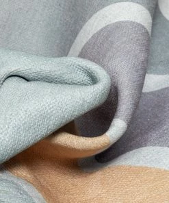 Well Woven Curved Rainbow Modern Multi Color Purple Flat-Weave Washable Area Rug Machine Washable