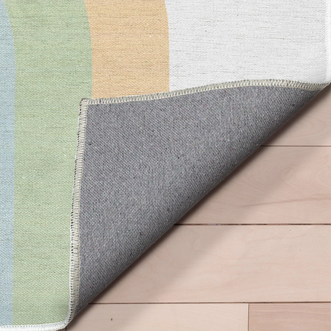 Well Woven Machine Washable Rainbow Watercolor Modern Multi Color Flat-Weave Washable Area Rug 6 Well Woven Machine Washable Rainbow Watercolor Modern Multi Color Flat-Weave Washable Area Rug