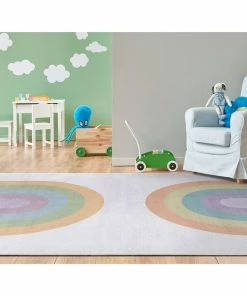 Well Woven Machine Washable Rainbow Watercolor Modern Multi Color Flat-Weave Washable Area Rug 12 Well Woven Machine Washable Rainbow Watercolor Modern Multi Color Flat-Weave Washable Area Rug