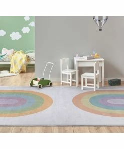 Well Woven Machine Washable Rainbow Watercolor Modern Multi Color Flat-Weave Washable Area Rug 15 Well Woven Machine Washable Rainbow Watercolor Modern Multi Color Flat-Weave Washable Area Rug