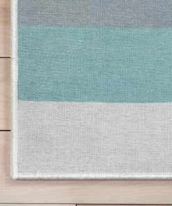 Well Woven Kaleidoscope Rainbow Modern Multi Color Flat-Weave Washable Area Rug