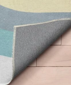 Well Woven Kaleidoscope Rainbow Modern Multi Color Flat-Weave Washable Area Rug