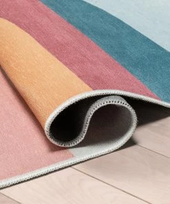 Well Woven Kaleidoscope Rainbow Modern Multi Color Flat-Weave Washable Area Rug 14 Well Woven Kaleidoscope Rainbow Modern Multi Color Flat-Weave Washable Area Rug