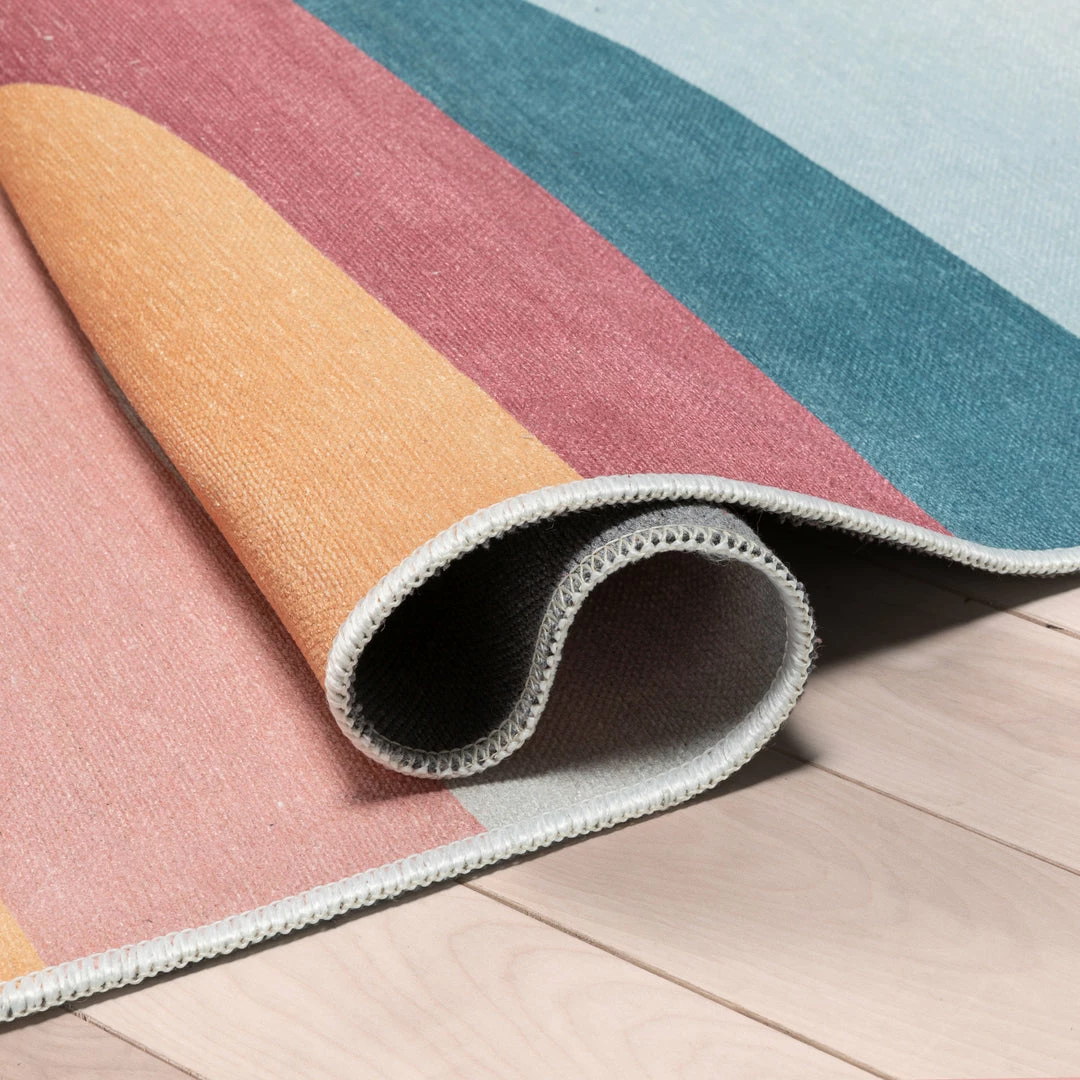 Well Woven Kaleidoscope Rainbow Modern Multi Color Flat-Weave Washable Area Rug 7 Well Woven Kaleidoscope Rainbow Modern Multi Color Flat-Weave Washable Area Rug
