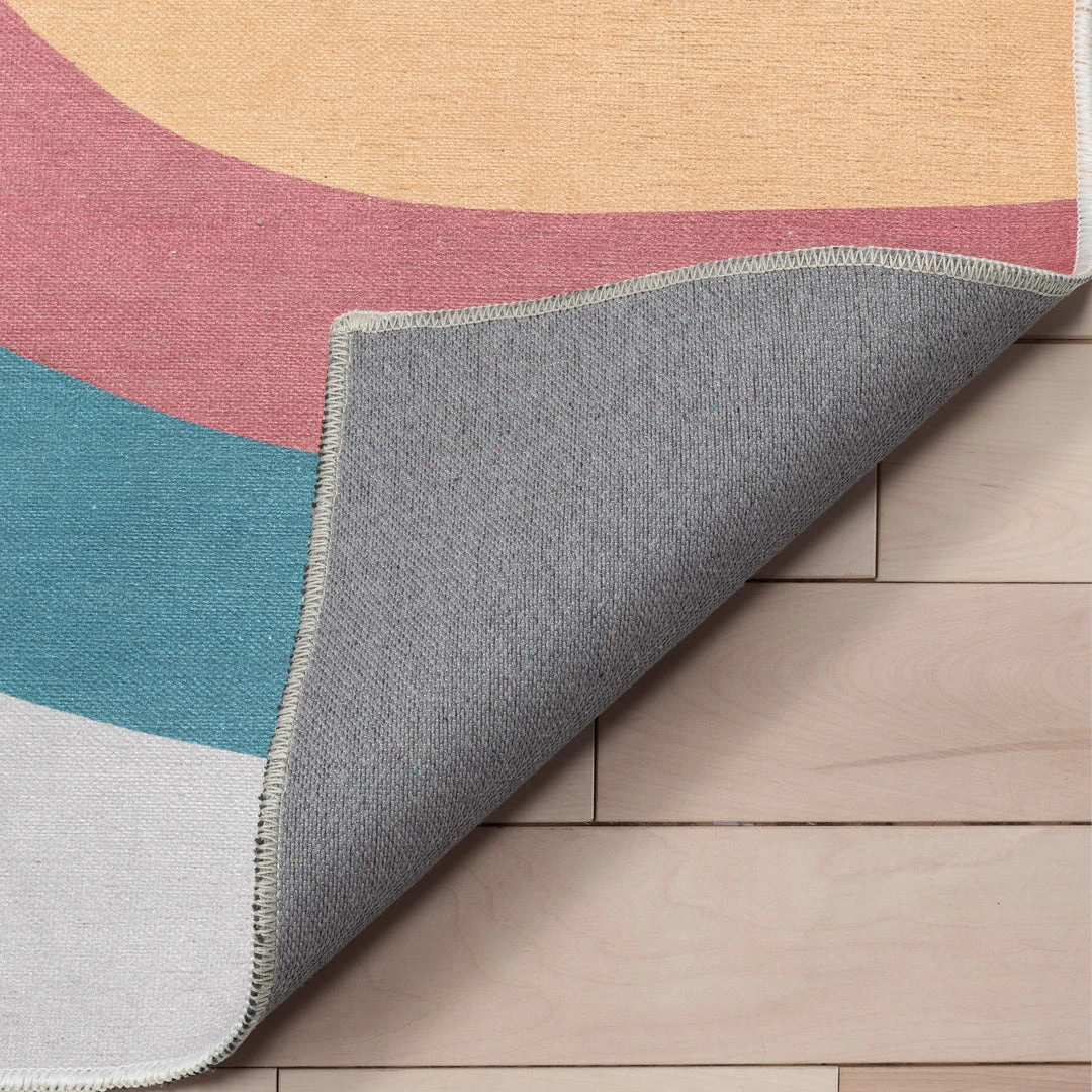 Well Woven Kaleidoscope Rainbow Modern Multi Color Flat-Weave Washable Area Rug 6 Well Woven Kaleidoscope Rainbow Modern Multi Color Flat-Weave Washable Area Rug