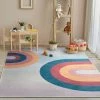Well Woven Kaleidoscope Rainbow Modern Multi Color Flat-Weave Washable Area Rug