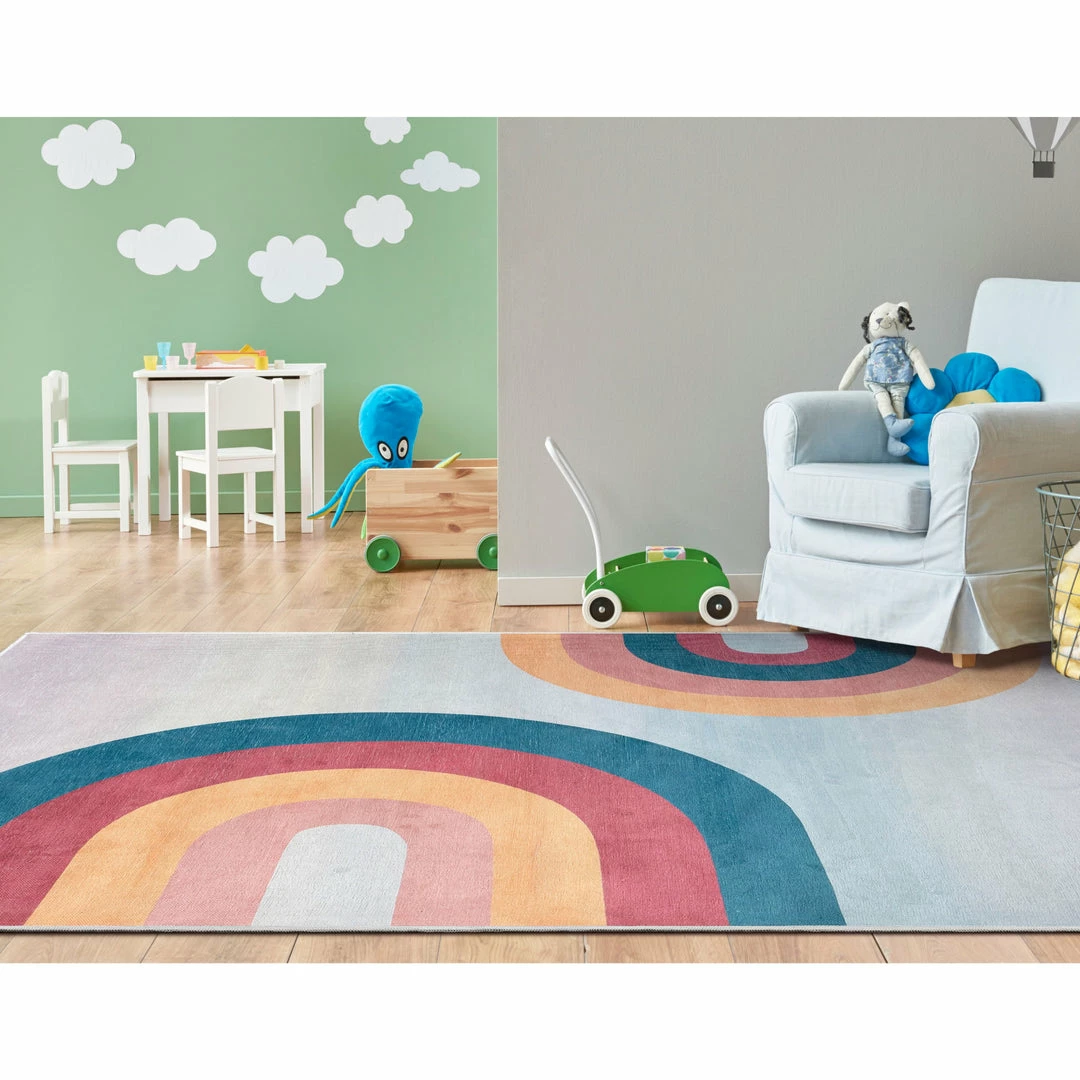 Well Woven Kaleidoscope Rainbow Modern Multi Color Flat-Weave Washable Area Rug 4 Well Woven Kaleidoscope Rainbow Modern Multi Color Flat-Weave Washable Area Rug