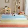 Well Woven Sunrise Modern Multi Color Flat-Weave Washable Area Rug
