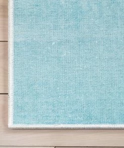 Well Woven Nightfall Modern Blue Flat-Weave Washable Area Rug Machine Washable