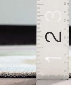 Well Woven Machine Washable Watercolor Dot Modern Multi Color Flat-Weave Washable Area Rug