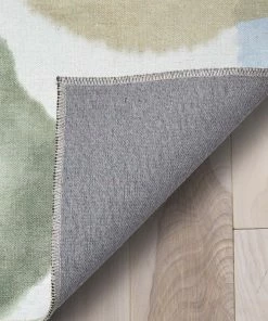 Well Woven Machine Washable Watercolor Dot Modern Multi Color Flat-Weave Washable Area Rug