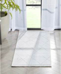 Well Woven Bryn Moroccan Lattice Trellis Ivory Grey Flat-Weave Washable Area Rug 29 Well Woven Bryn Moroccan Lattice Trellis Ivory Grey Flat-Weave Washable Area Rug