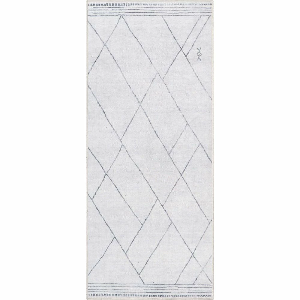 Well Woven Bryn Moroccan Lattice Trellis Ivory Grey Flat-Weave Washable Area Rug 19 Well Woven Bryn Moroccan Lattice Trellis Ivory Grey Flat-Weave Washable Area Rug