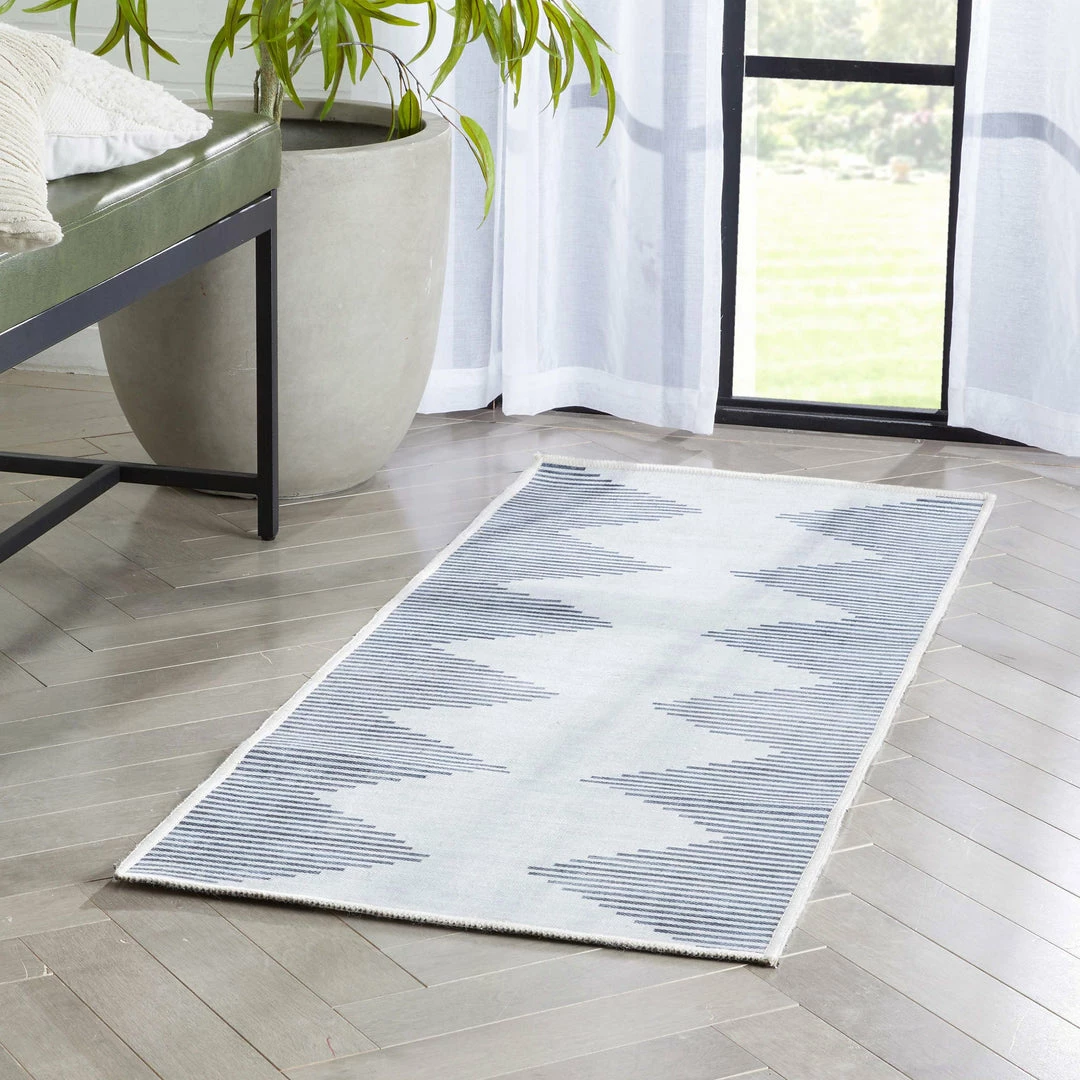 Well Woven Bree Moroccan Diamond Stripes Ivory Grey Flat-Weave Washable Area Rug 10 Well Woven Bree Moroccan Diamond Stripes Ivory Grey Flat-Weave Washable Area Rug