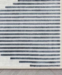 Well Woven Bree Moroccan Diamond Stripes Ivory Grey Flat-Weave Washable Area Rug 25 Well Woven Bree Moroccan Diamond Stripes Ivory Grey Flat-Weave Washable Area Rug