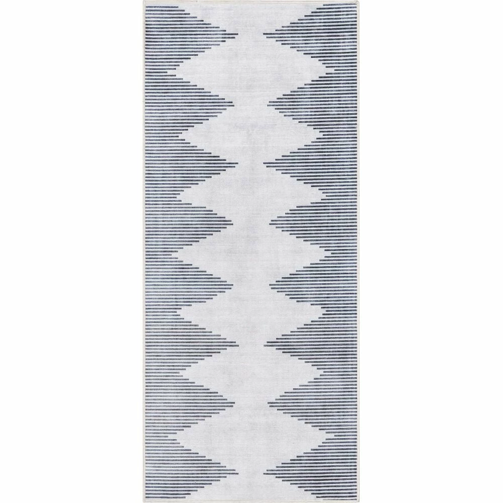 Well Woven Bree Moroccan Diamond Stripes Ivory Grey Flat-Weave Washable Area Rug 19 Well Woven Bree Moroccan Diamond Stripes Ivory Grey Flat-Weave Washable Area Rug
