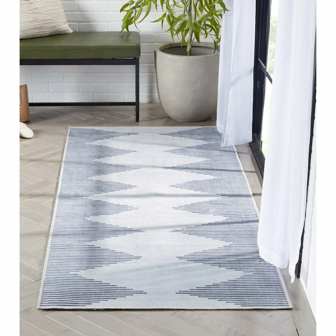 Well Woven Bree Moroccan Diamond Stripes Ivory Grey Flat-Weave Washable Area Rug 22 Well Woven Bree Moroccan Diamond Stripes Ivory Grey Flat-Weave Washable Area Rug
