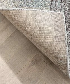 Well Woven Carbon Abstract Geometric 3D Textured Multi Rug