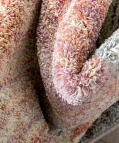 Well Woven Carbon Abstract Geometric 3D Textured Multi Rug