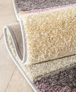 Well Woven Platte Geometric Scandinavian 3D Textured Multi Rug Global