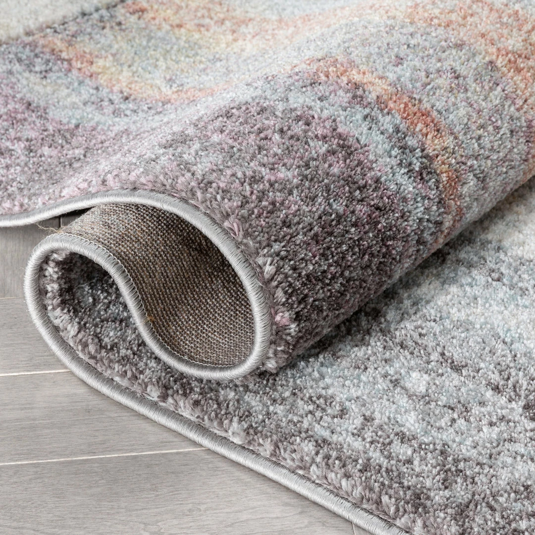 Well Woven Laughlin Mid-Century Modern Geometric Boxes Blue Multi 3D Textured Rug 10 Well Woven Laughlin Mid-Century Modern Geometric Boxes Blue Multi 3D Textured Rug