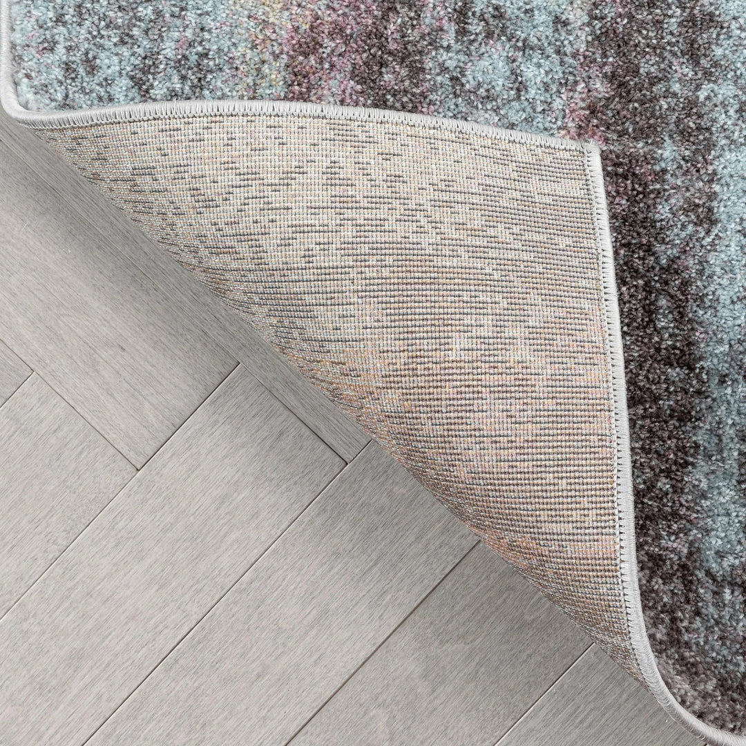 Well Woven Laughlin Mid-Century Modern Geometric Boxes Blue Multi 3D Textured Rug 5 Well Woven Laughlin Mid-Century Modern Geometric Boxes Blue Multi 3D Textured Rug