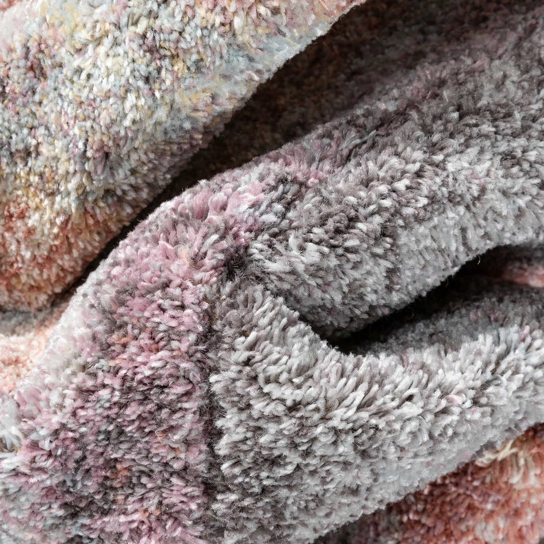 Well Woven Laughlin Mid-Century Modern Geometric Boxes Blue Multi 3D Textured Rug 3 Well Woven Laughlin Mid-Century Modern Geometric Boxes Blue Multi 3D Textured Rug