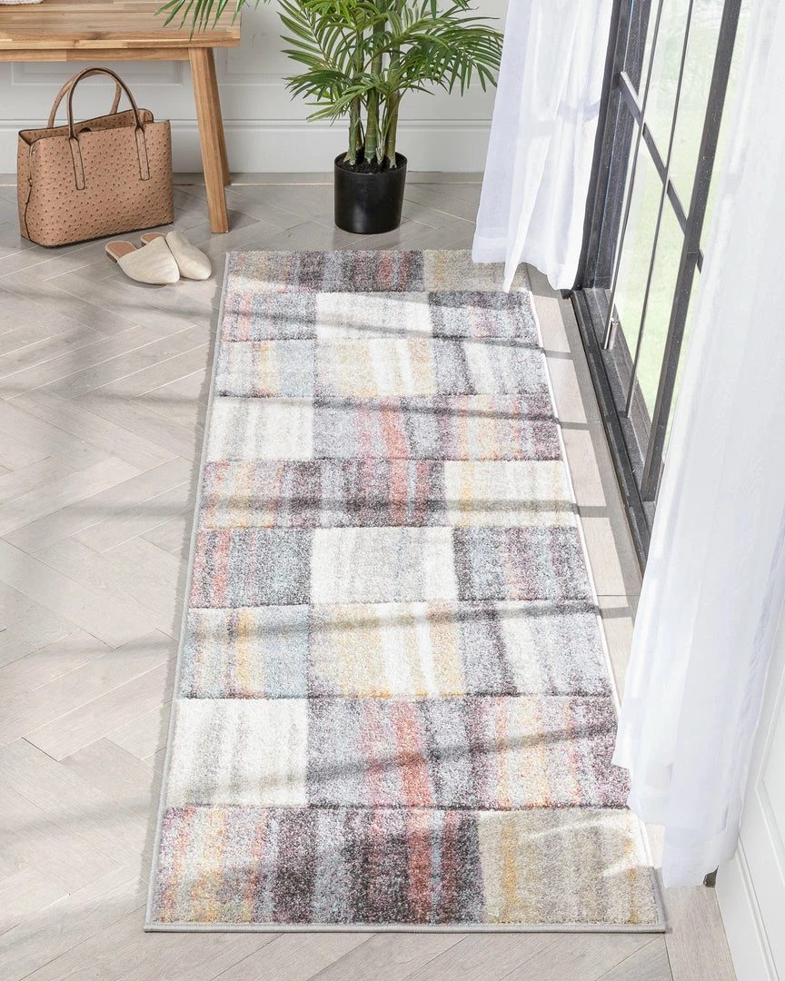 Well Woven Laughlin Mid-Century Modern Geometric Boxes Blue Multi 3D Textured Rug 8 Well Woven Laughlin Mid-Century Modern Geometric Boxes Blue Multi 3D Textured Rug