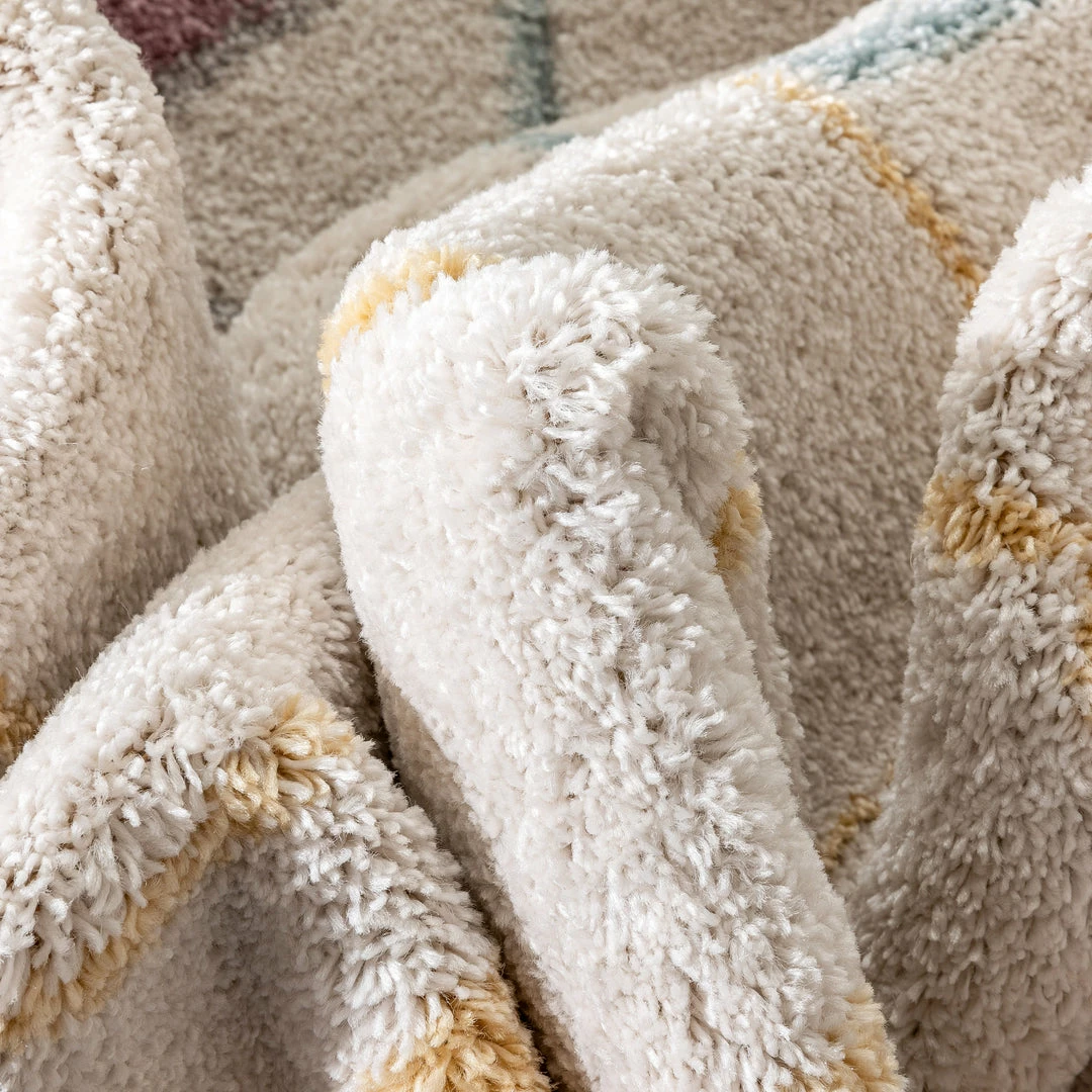 Well Woven Prism Geometric Scandinavian 3D Textured White Rug Global 6 Well Woven Prism Geometric Scandinavian 3D Textured White Rug Global