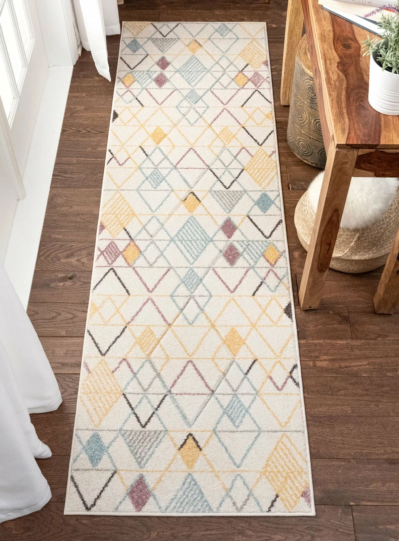 Well Woven Prism Geometric Scandinavian 3D Textured White Rug Global 12 Well Woven Prism Geometric Scandinavian 3D Textured White Rug Global