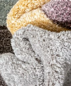 Well Woven Cinca Geometric Scandinavian 3D Textured Multi Rug 16 Well Woven Cinca Geometric Scandinavian 3D Textured Multi Rug