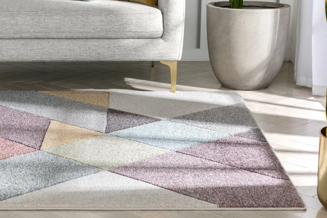 Well Woven Cinca Geometric Scandinavian 3D Textured Multi Rug 8 Well Woven Cinca Geometric Scandinavian 3D Textured Multi Rug