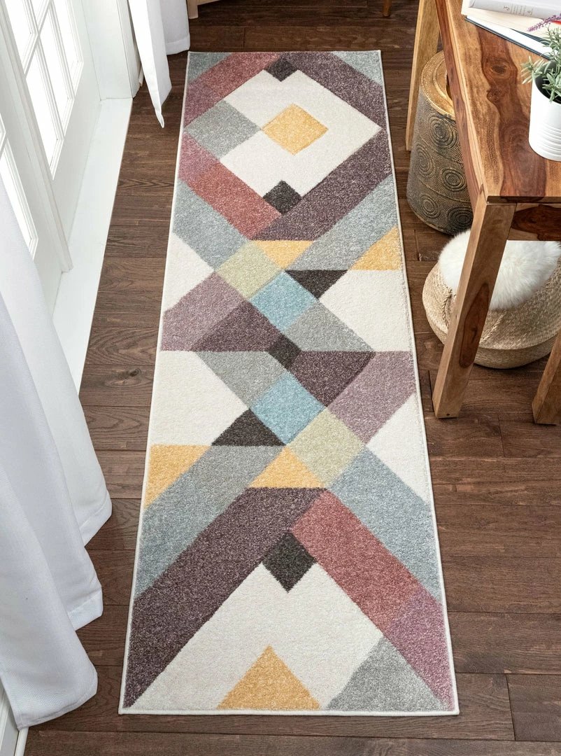 Well Woven Cinca Geometric Scandinavian 3D Textured Multi Rug 11 Well Woven Cinca Geometric Scandinavian 3D Textured Multi Rug