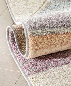 Well Woven Mesa Geometric 3D Textured Multi Rug