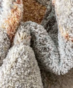 Well Woven Mesa Geometric 3D Textured Multi Rug