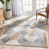 Well Woven Mesa Geometric 3D Textured Multi Rug