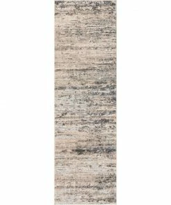 Well Woven Twilight Abstract Distressed Beige Grey Flatweave High-Low Rug 5'3" X 7'3" Vintage 19 Well Woven Twilight Abstract Distressed Beige Grey Flatweave High-Low Rug 5'3