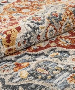 Well Woven Torri Traditional Persian Red-Rust Flatweave High-Low Rug 5'3