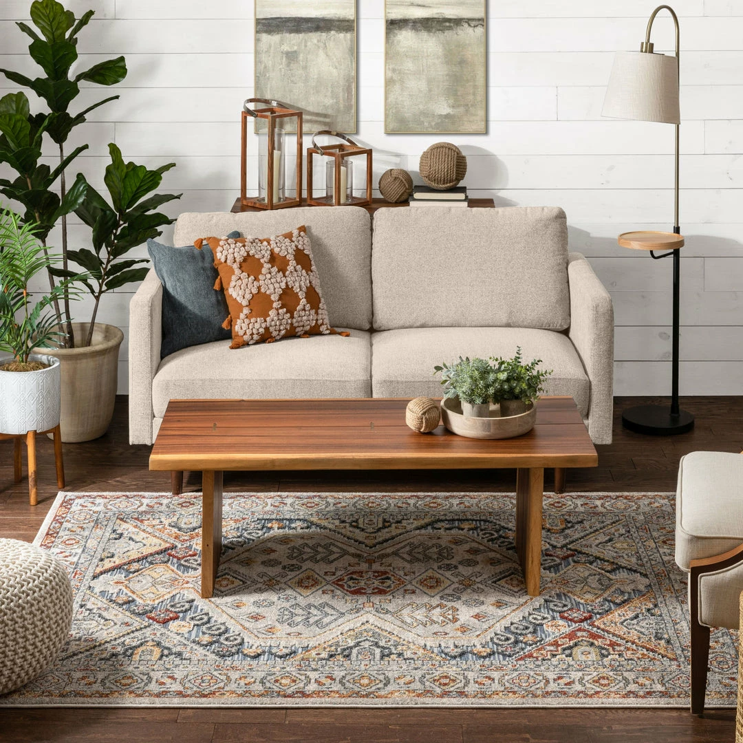 Well Woven Global Pavia Traditional Aztec Tribal Ivory-Beige Red Flatweave High-Low Rug 7 Well Woven Global Pavia Traditional Aztec Tribal Ivory-Beige Red Flatweave High-Low Rug