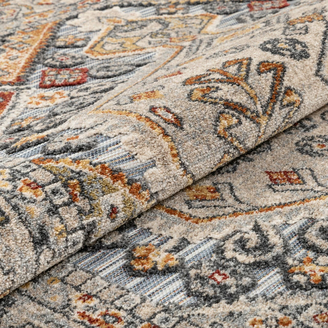 Well Woven Global Pavia Traditional Aztec Tribal Ivory-Beige Red Flatweave High-Low Rug 6 Well Woven Global Pavia Traditional Aztec Tribal Ivory-Beige Red Flatweave High-Low Rug