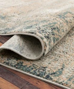 Well Woven Marius Gold Vintage Persian Mosaic High-Low Rug Global