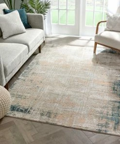 Well Woven Marius Gold Vintage Persian Mosaic High-Low Rug Global